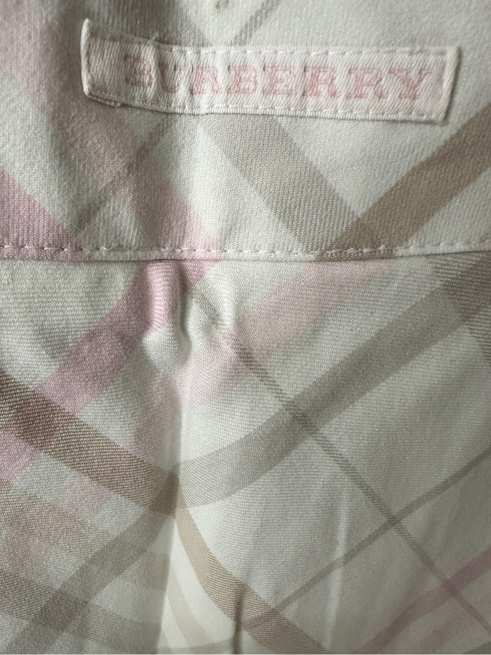 Burberry Golf Skirt with interior shorts.  Classic White Pink Beige Plaid.
